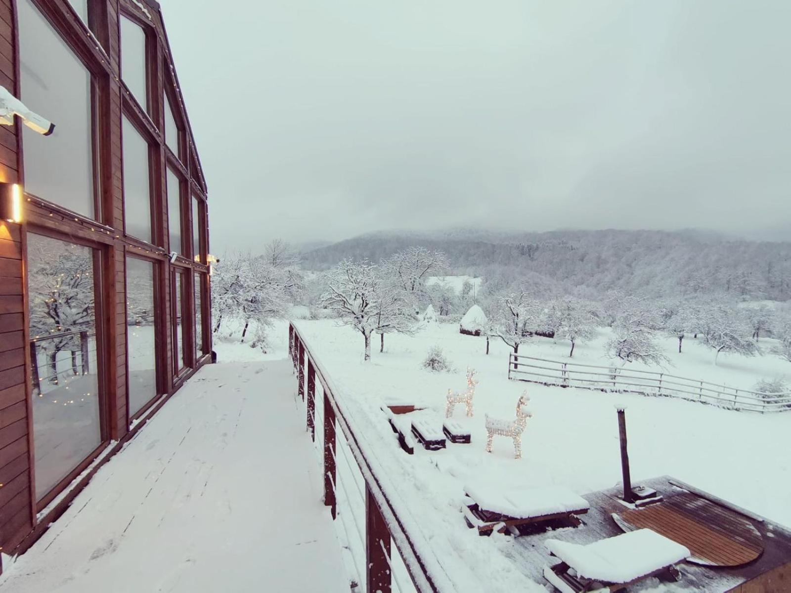Le Chalet M - Cabana Cu O Panorama De Poveste. Surdesti  Eksteriør bilde